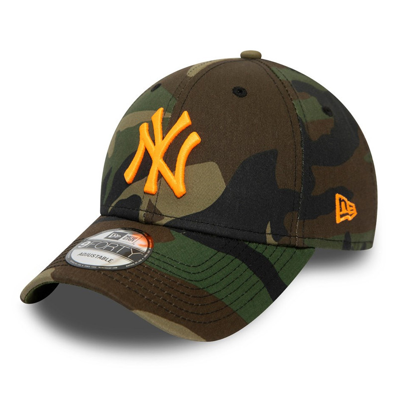 AKSESORIS SNEAKERS NEW ERA 940 New York Yankees Neon Logo Camo Cap